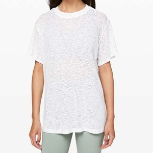 Lululemon All Yours Boyfriend Tee Veil